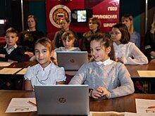 В Музее Победы состоялся открытый урок в формате «Московской электронной школы»