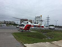 Вертолет МАЦ эвакуировал в больницу пострадавшего в ДТП на Калужском шоссе