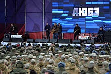 Группа "Любэ" выступила для мобилизованных бойцов в Омске