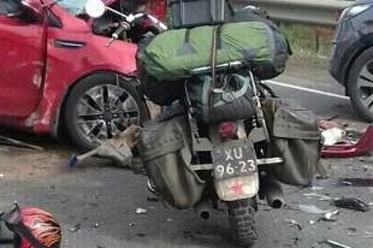 В Гороховце столкнулись автомобиль и мотоцикл – пострадали два человека