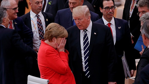 «Поцелуйчик» Меркель не остановил торговую войну с США