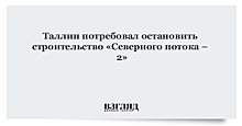 Таллин потребовал остановить «Северный поток-2»