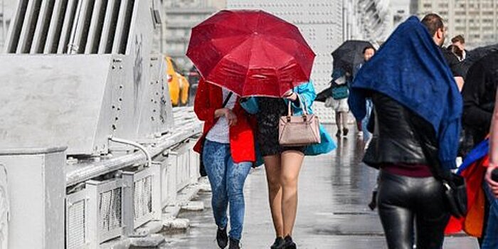 Дожди усилятся в столице во второй половине дня