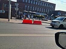 В Калининграде закрылась парковка у ТЦ "Эпицентр"