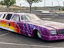 Посмотрите на безумный реактивный драгстер, стилизованный под классический Mercedes-Benz W126