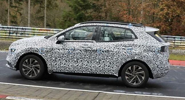 Kia Sportage 2022 подсмотрели крупным планом