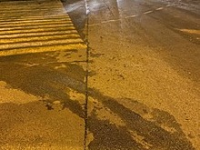 Сбивший на Гагарина ребёнка водитель Mercedes утверждает, что потерял управление на масляном пятне