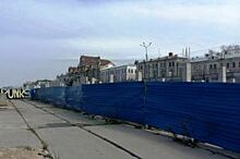 На Нижневолжской набережной демонтировали бетонные конструкции