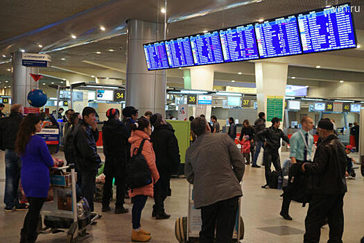 Свыше 40 рейсов задержано и отменено в московских аэропортах