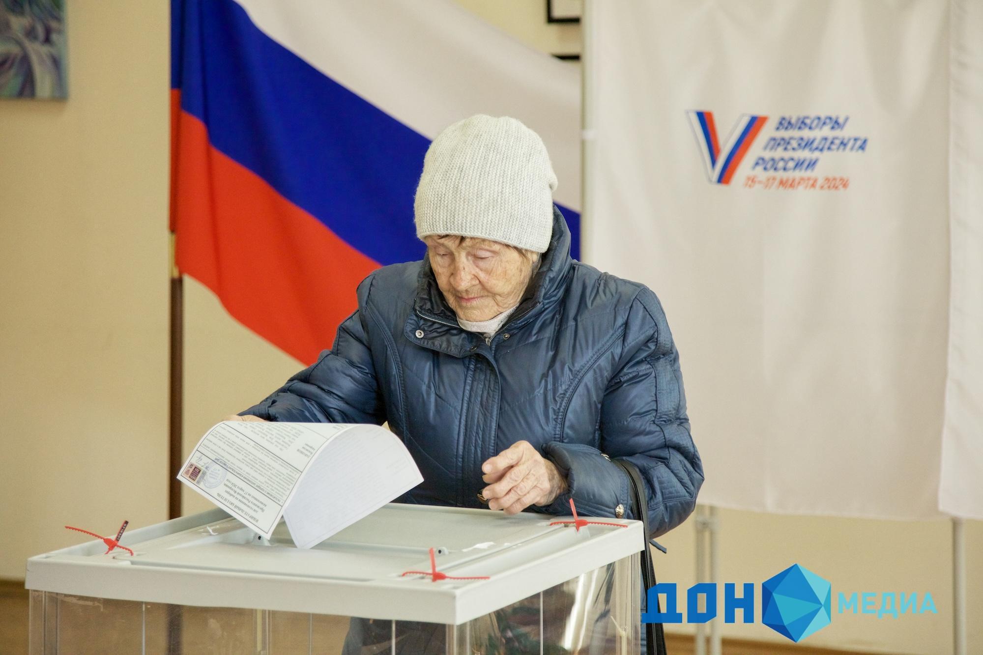 Больше половины жителей Дона уже отдали свои голоса за кандидата в президенты России