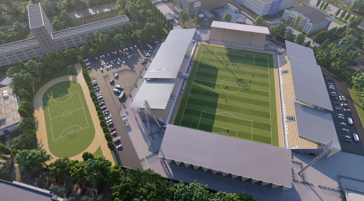 Новый стадион «Факела» готов более чем на 70%: «Подрядчик обещает окончить работы в июне»