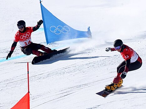 Российские сноубордистки не смогли пробиться в 1/4 финала в параллельном слаломе на ОИ