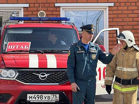 В одной из школ Смоленки прошли пожарные учения