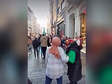 Момент взрыва в Стамбуле попал на видео