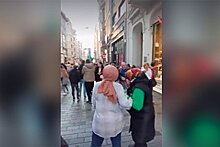 Момент взрыва в Стамбуле попал на видео