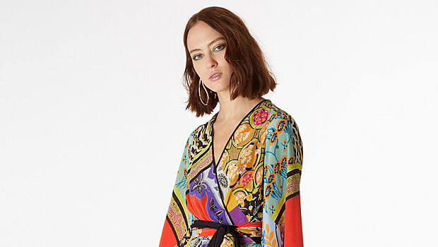 Восточные пальто из платков и сицилийские цветочные платья в новой коллекции Etro