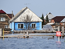 Река Уй подтопила жилые дома в Новосибирской области