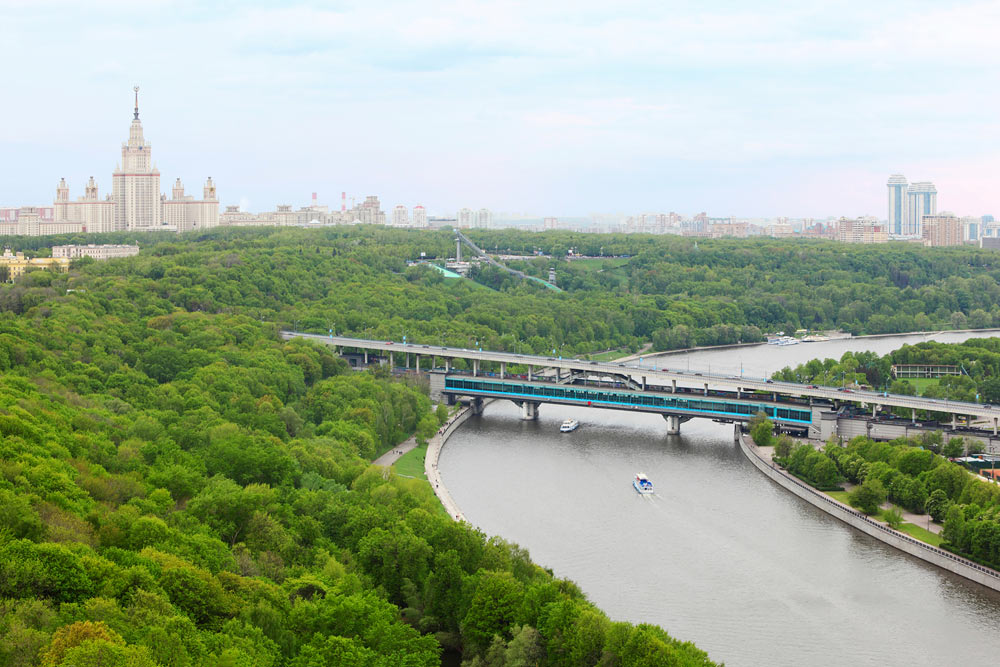 Воробьевы горы, Москва, Россия, Европа