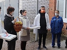 В Пущино состоялась акция «Спасибо врачам»