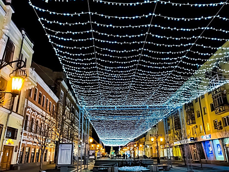 Монтаж новогодней иллюминации в Самаре завершат 20 декабря