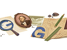 Google выпустил дудл ко дню рождения Петра Семенова-Тян-Шанского