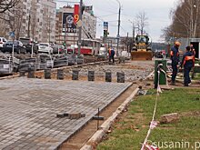 В Ижевске завершился ремонт тротуаров