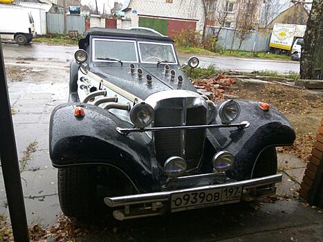 Ретро‐автомобиль соорудили своими руками энтузиасты в Подмосковье