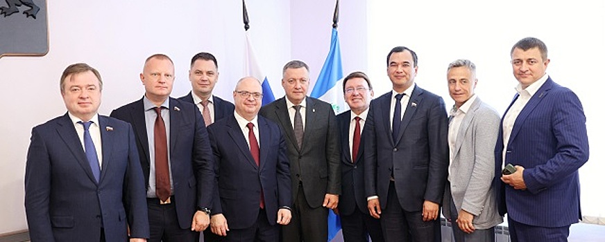 Глава Приангарья Игорь Кобзев и депутаты ГосДумы обсудили вопросы развития региона