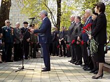 У памятника «чернобыльцам» в Майкопе прошел митинг