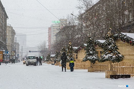 Праздник на тротуарах: улицу Ленина оставят водителям на новогодние каникулы