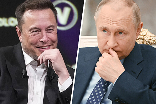 Путин назвал Илона Маска выдающимся человеком