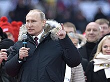 Путин завершит предвыборную кампанию митингом в Крыму