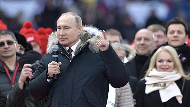 Путин завершит предвыборную кампанию митингом в Крыму