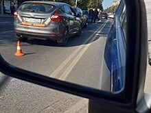На Невского из-за ДТП с участием пяти машин образовалась пробка