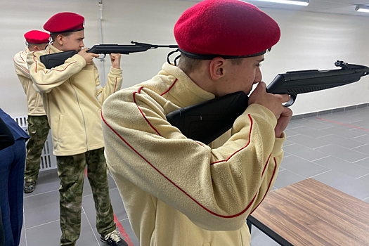 В Ростове-на-Дону среди юнармейцев прошло первенство по стрельбе из пневматического оружия