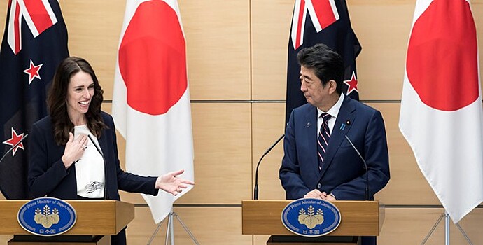 Премьер Новой Зеландии перепутала Японию и Китай