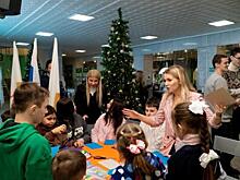 В Курске для студентов и детей из ПВР устроили праздник старого Нового года