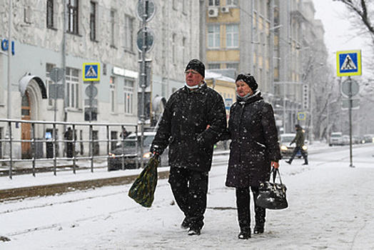 В Москве и Подмосковье идет легкий снег