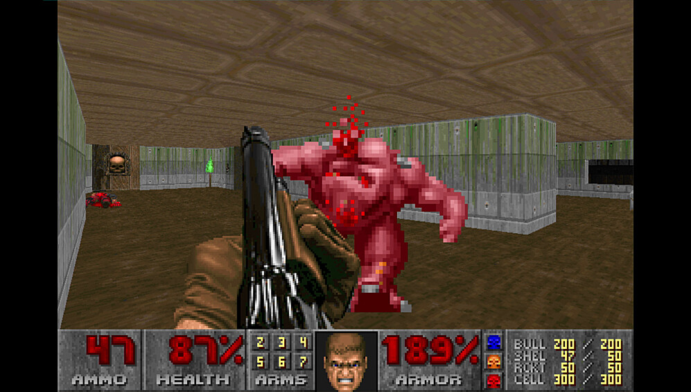 Однако именно Doom считается первым по-настоящему современным шутером: качественным, технологически продвинутым и захватывающим. Проект моментально стал общепризнанным шедевром и намертво вписал имя студии id Software в историю не только игровой индустрии, но и поп-культуры в принципе