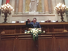 Латышский депутат задержан за споры со стюардессой о русском языке