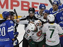 «Динамо» ведёт у «Ак Барса» со счётом 4:0 после второго периода в шестом матче серии
