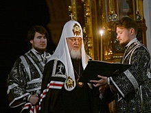 Патриарх Кирилл прочитал канон Андрея Критского в Сретенском монастыре