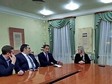 Глава Петрозаводска Инна Колыхматова встретилась с послом Азербайджана Рахманом Мустафаевым