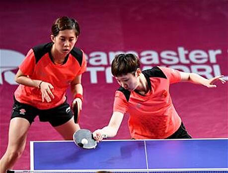 Китаянки Ван Маньюй и Чэнь Кэ выиграли открытый чемпионат Катара по настольному теннису в женском парном разряде