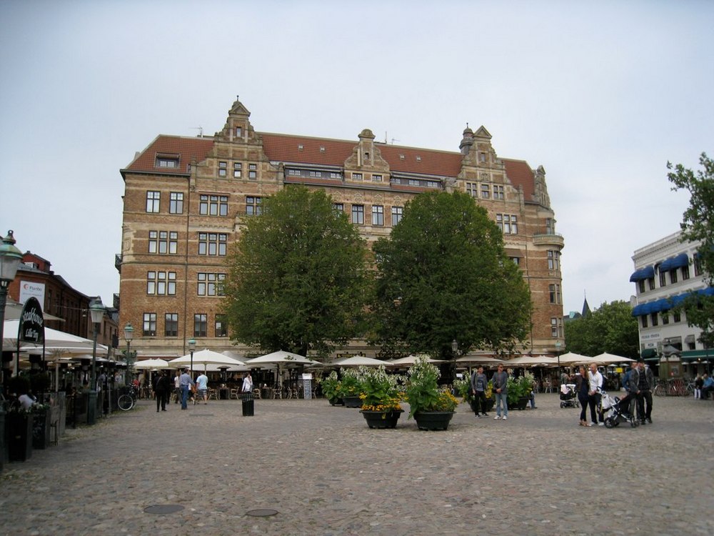 Площадь Lilla Torg, Мальмё, Швеция, Европа