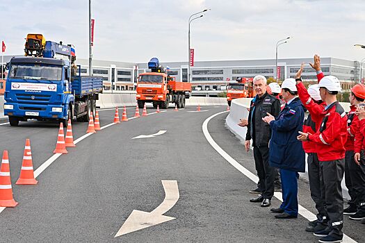 Собянин: годовой план по строительству дорог в Москве выполнили досрочно