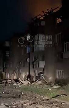 Опубликованы кадры последствий атаки БПЛА на село Каменское