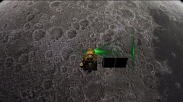 СМИ: индийский модуль "Викрам" не разбился во время жесткой посадки на Луну