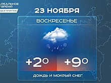 Сегодня в Татарстане ожидается дождь и до +9 градусов
