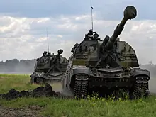 Минобороны показало кадры артиллерийского удара в Курской области